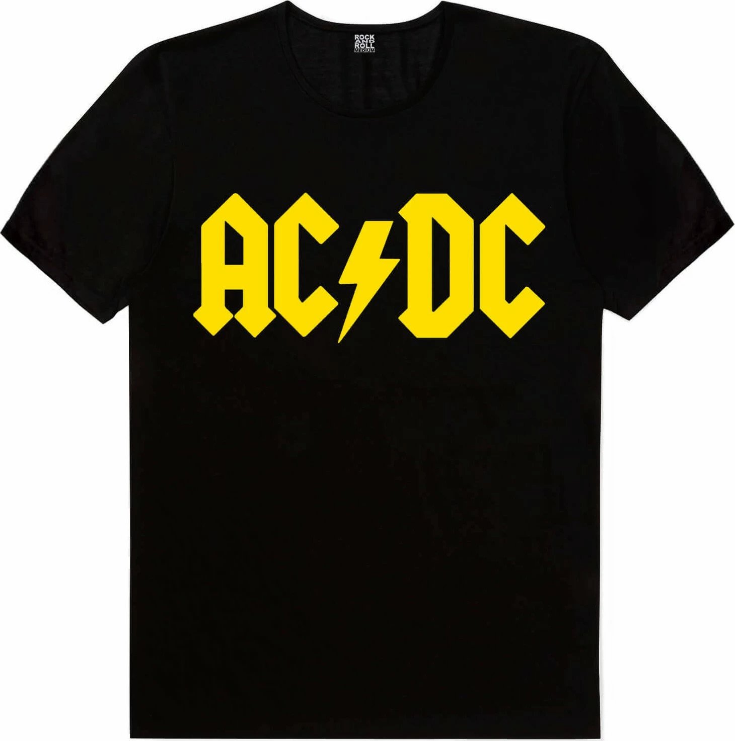 Maicë për femra Rock&Roll Acdc Logo, e zezë