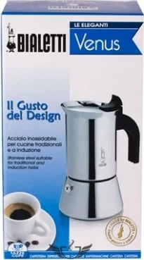 Kafexhënk Bialetti Venus Box, 0.5 L, Argjendtë