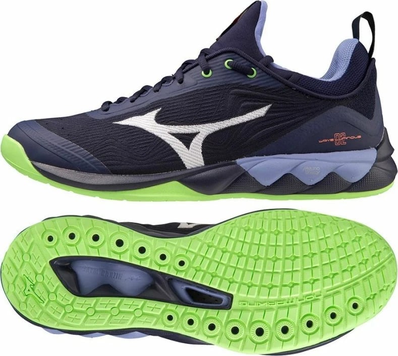 Atlete për femra Mizuno Wave Luminous 2, të zeza me gjelbër