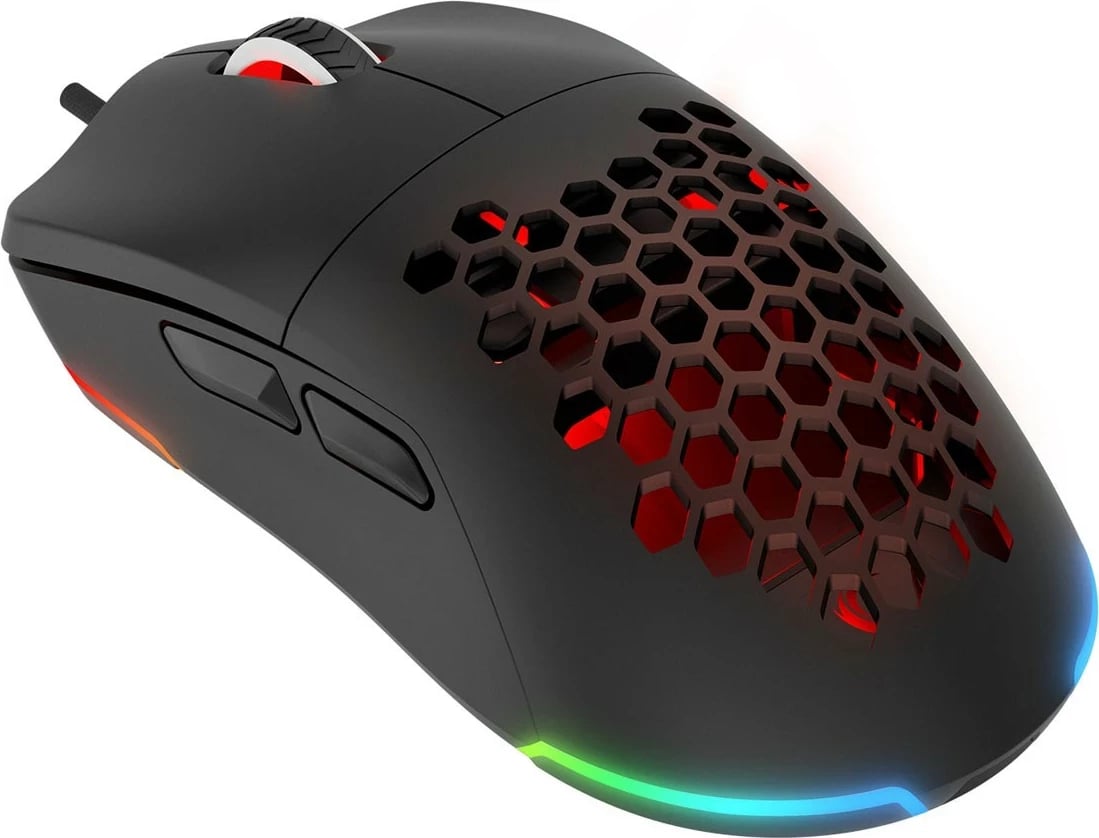 Maus Rampage BLINK, RGB, sensor optik, 12800 DPI, i zi