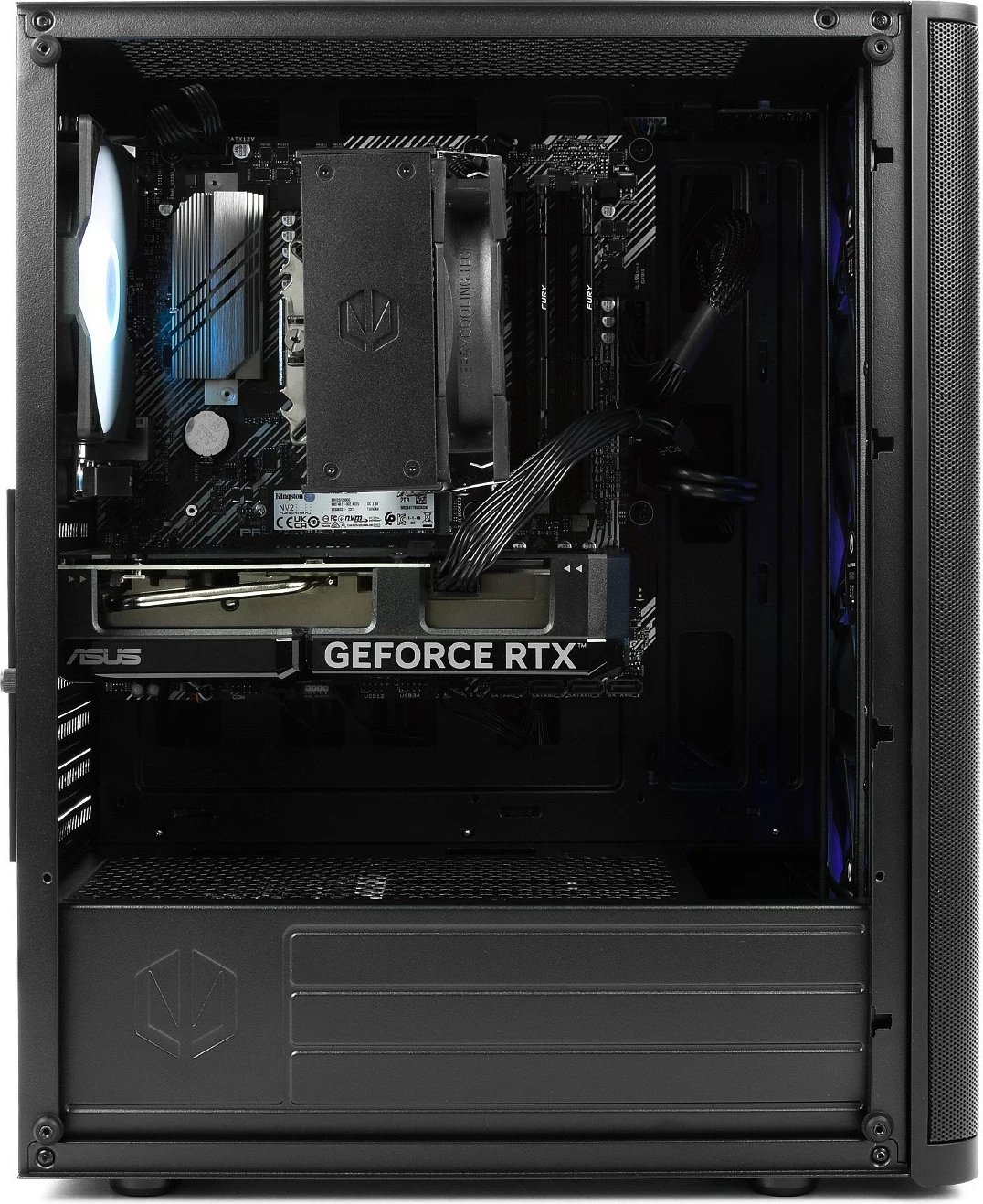 Kompjuter Komputronik Infinity R550, Ryzen 5, RTX 4060, 64GB, 2TB+4TB, i zi