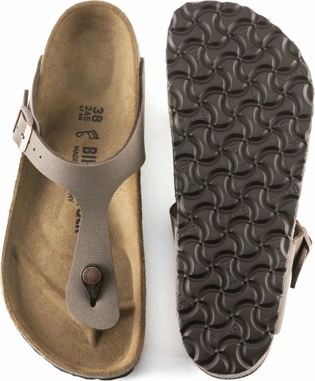 Flip-flopa për femra Birkenstock, bezhë/krem