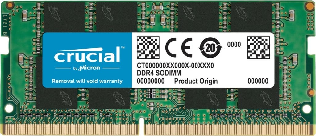 RAM Memorje Crucial CT8G4SFRA32A, 8 GB, DDR4, 3200 MHz