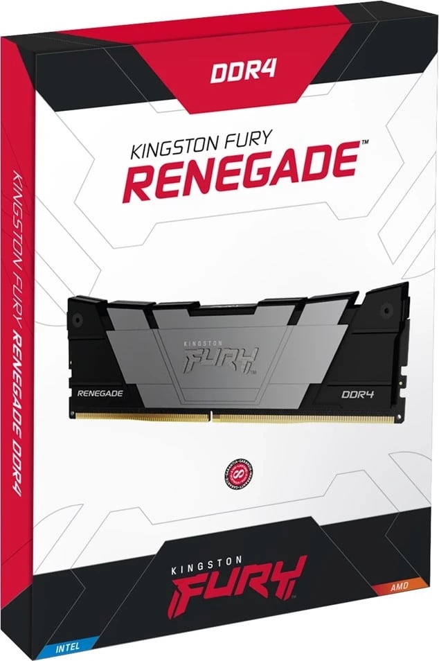 RAM Memorje Kingston FURY,16GB (2x8GB) DDR4 CL16 DIMM, të zeza                                                      