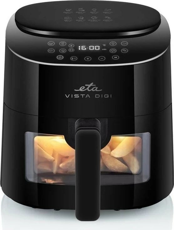 Fritezë ajri ETA Vista Digi 116890000, 4.3L, 1300W, e zezë