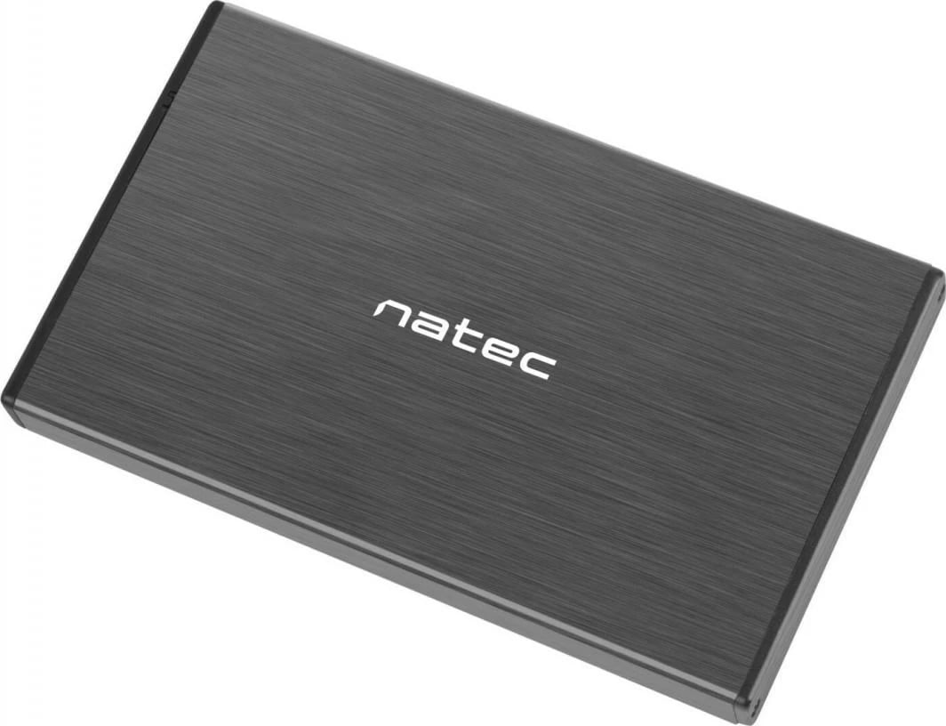 Kuti për disk HDD/SSD, NATEC RHINO GO, 2.5", e zezë