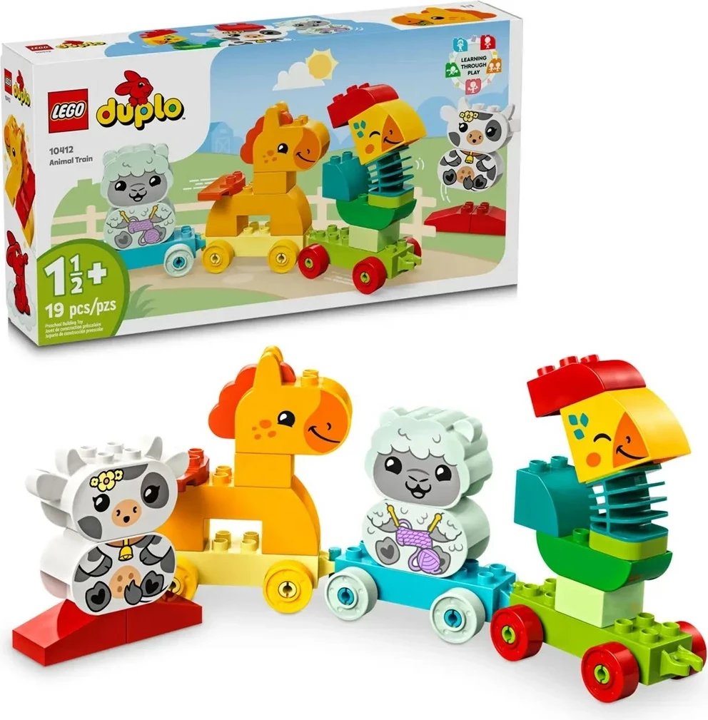 Set me kocka LEGO DUPLO 10412 Animal Train