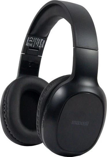 Kufje Maxell HD1 BASS, Bluetooth, Wireless, USB-C, Të zeza