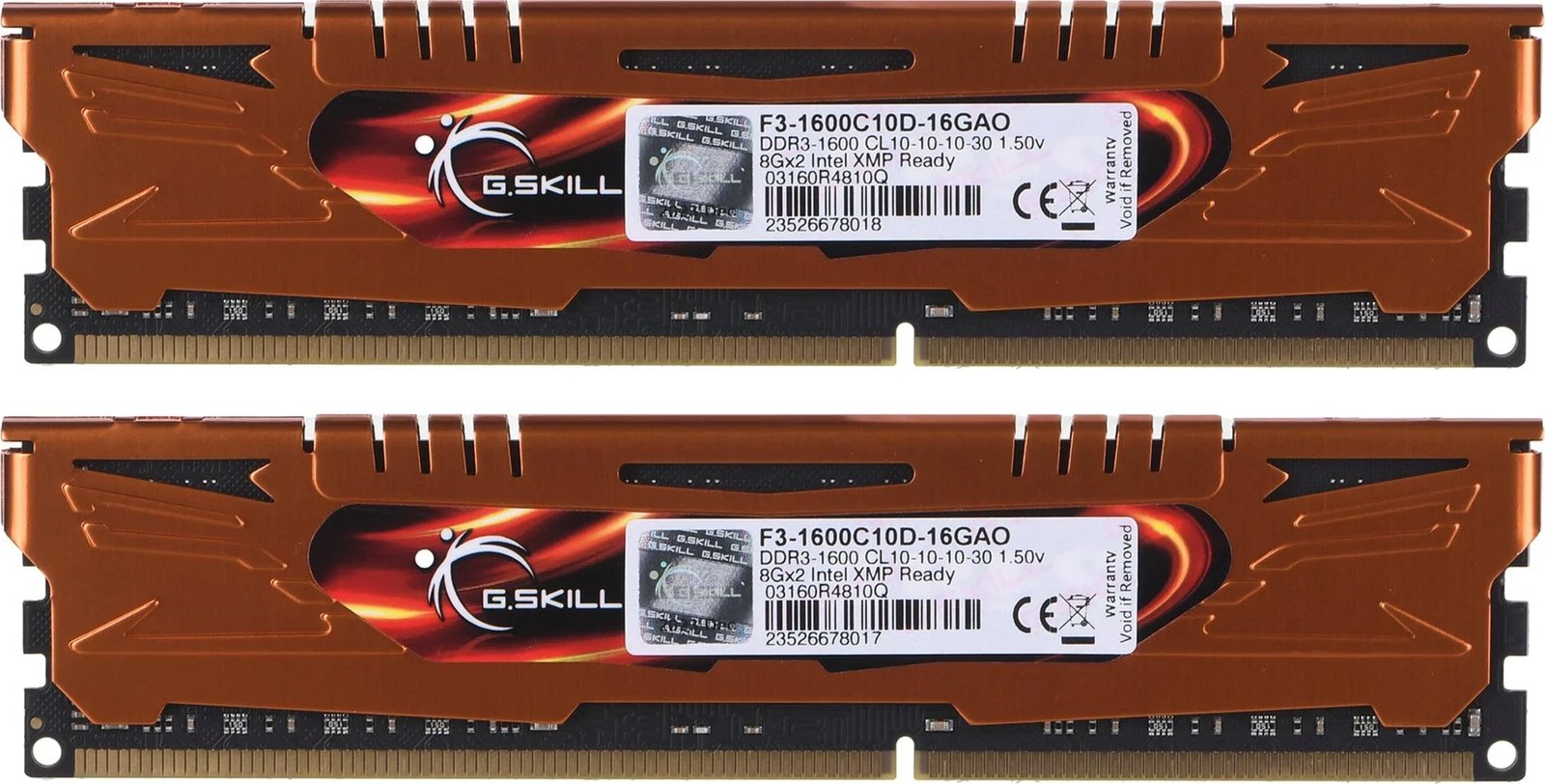 RAM Memorje G.SKILL 16GB Kit, DDR3 1600 MHz