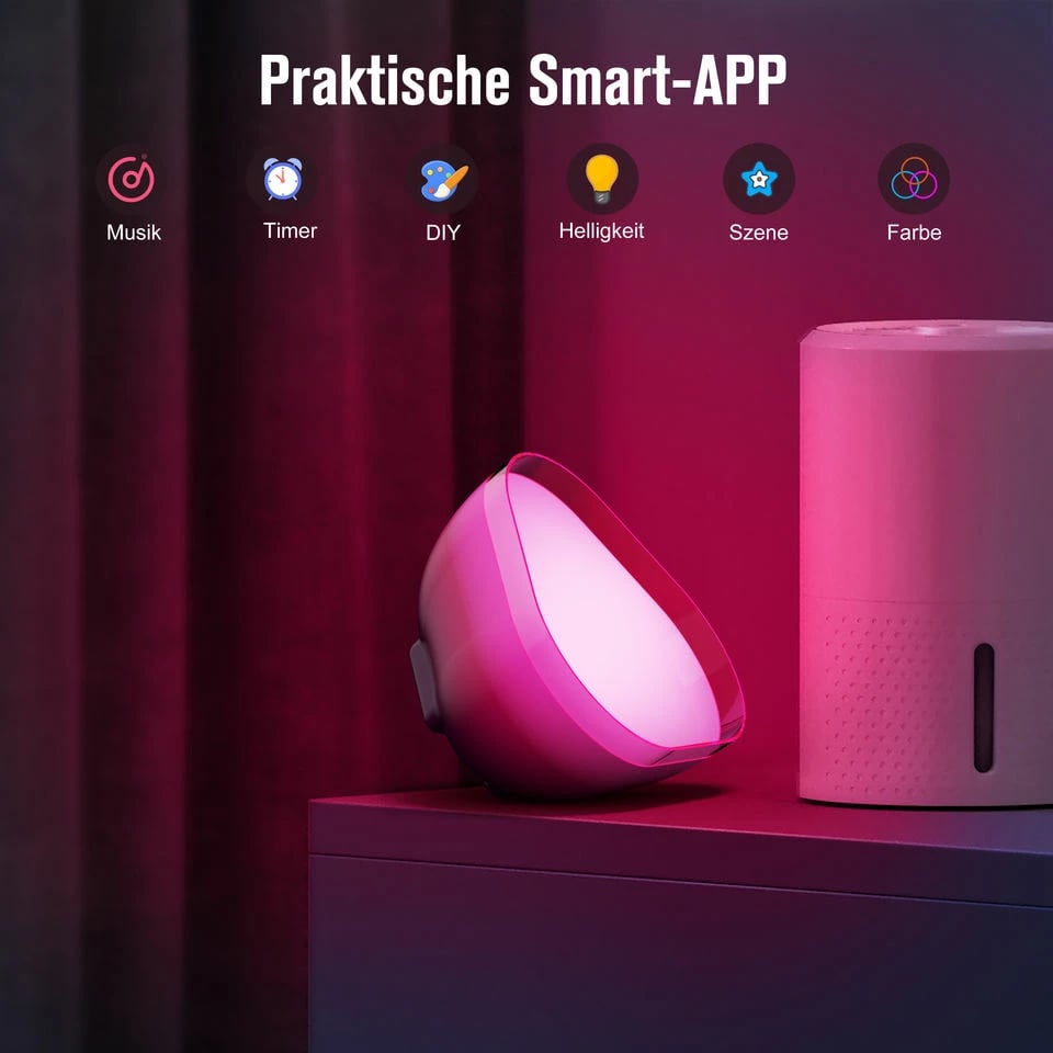 Llambë LED Tech Time WIFI Desktop atmosphere light- Smart Tuya APP