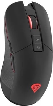 Maus Genesis Zircon 330, wireless, 3600 DPI, i kuq