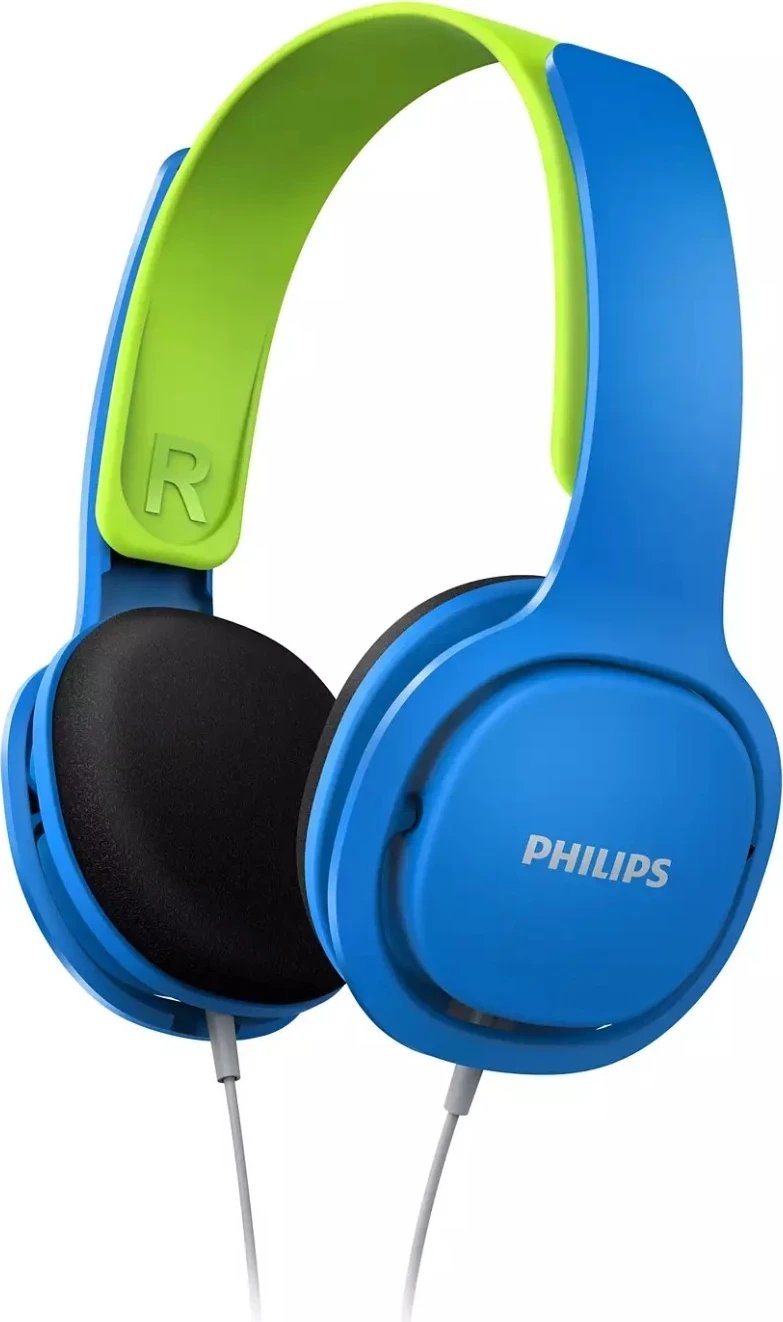 Kufje për fëmijë Philips SHK2000, blu-jeshile