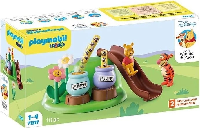 Blloqe ndërtimi Playmobil Disney & Winnie the Pooh 1.2.3, Pszczeli ogród Kubusia Puchatka i Tygrysa 71317