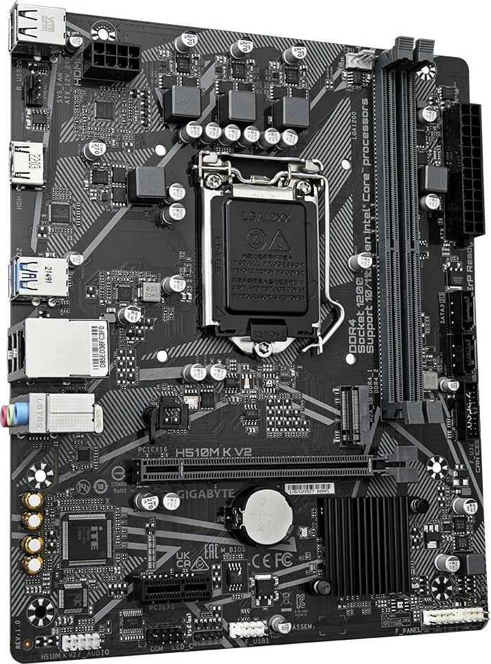 Pllakë amë Gigabyte H510M K V2, Intel, 1200