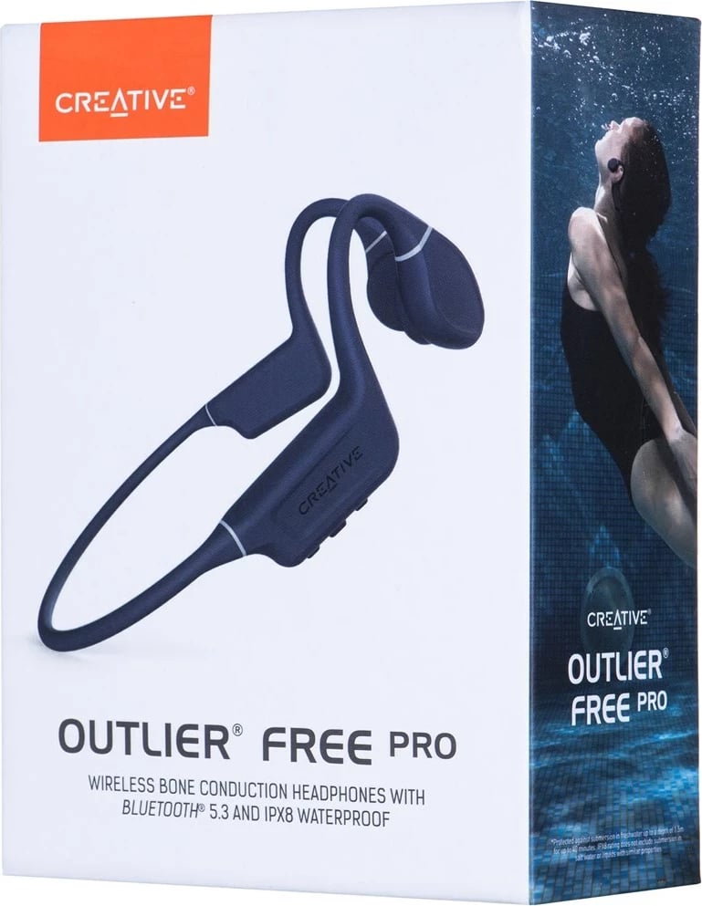 Kufje Creative Outlier Free Pro Wireless Neck-band Bluetooth, Ngjyra Midnight Blue