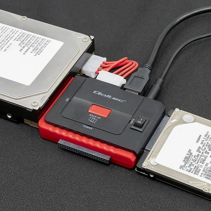 Adapter Qoltec USB 3.0 në IDE/SATA III