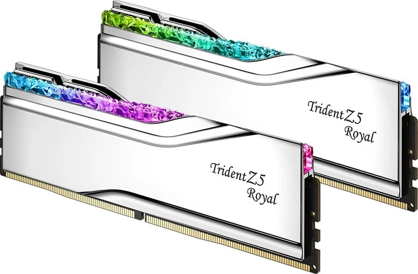 RAM Memorje G.SKILL TRIDENT Z5 ROYAL RGB DDR5 2X16GB 6400MHZ CL30-39