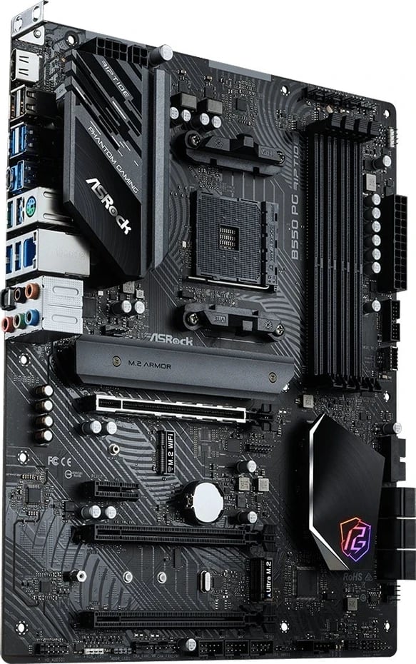 Pllakë amë Asrock B550 PG Riptide, Socket AM4, ATX