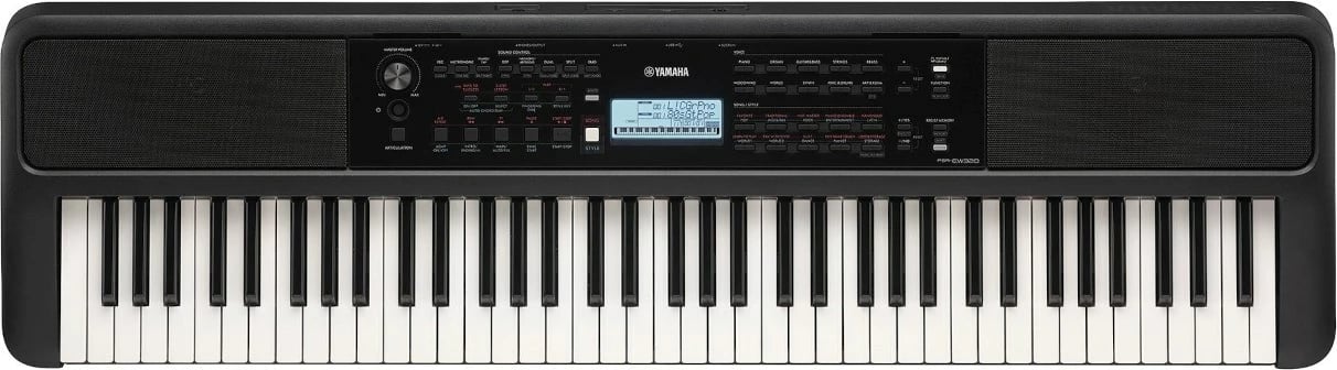 Keyboard Yamaha PSR-EW320, e zezë