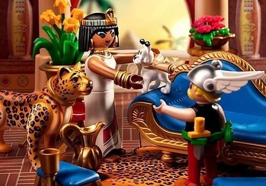 Blloqe ndërtimi Playmobil Asterix 71270, Cesarz i Kleopatra