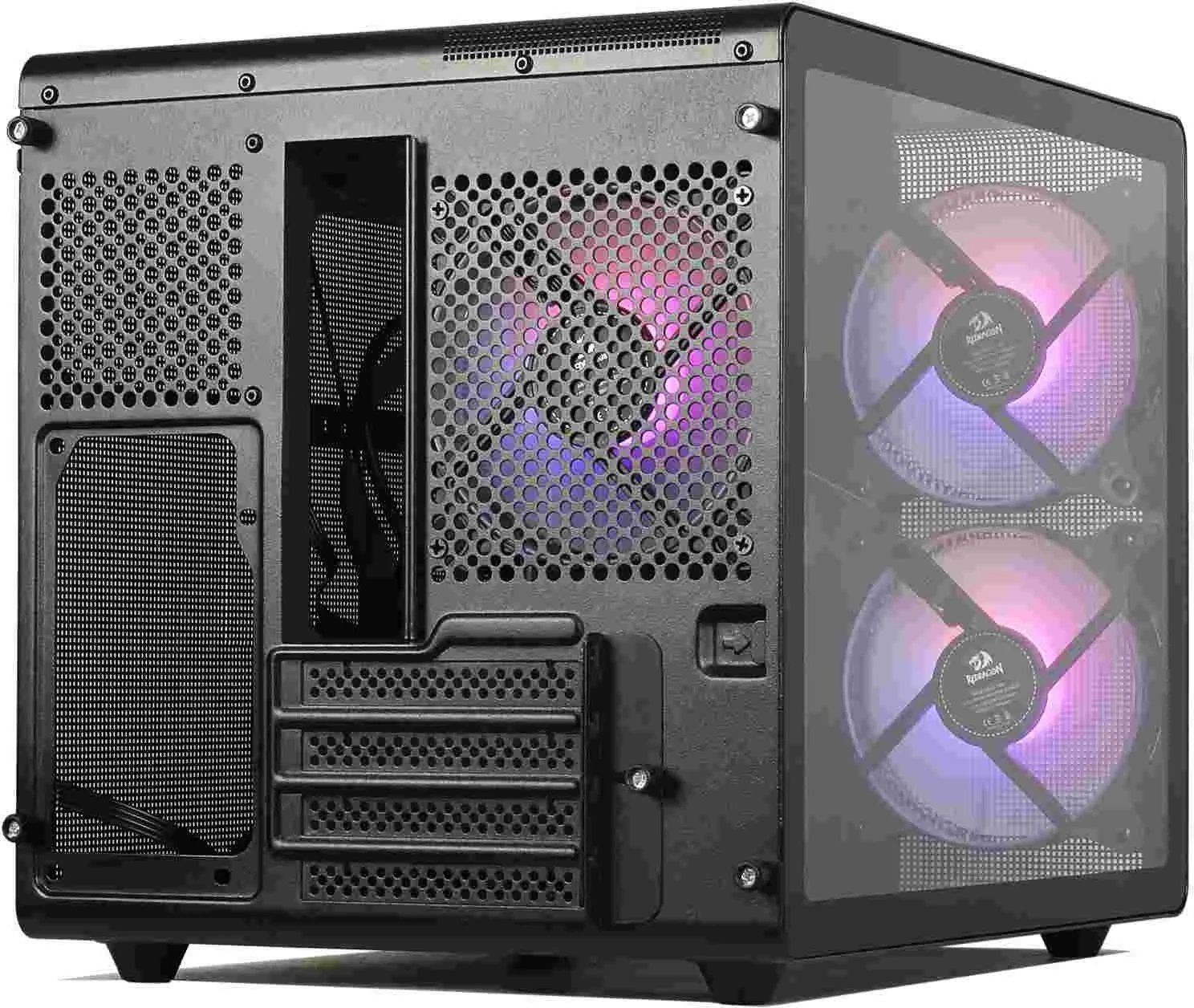 Kasë Redragon Pagos 1, micro-ATX, mini-ITX, e zezë