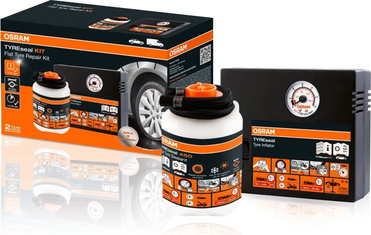 Kompresorë dhe riparues për goma TYREseal Kit OSRAM