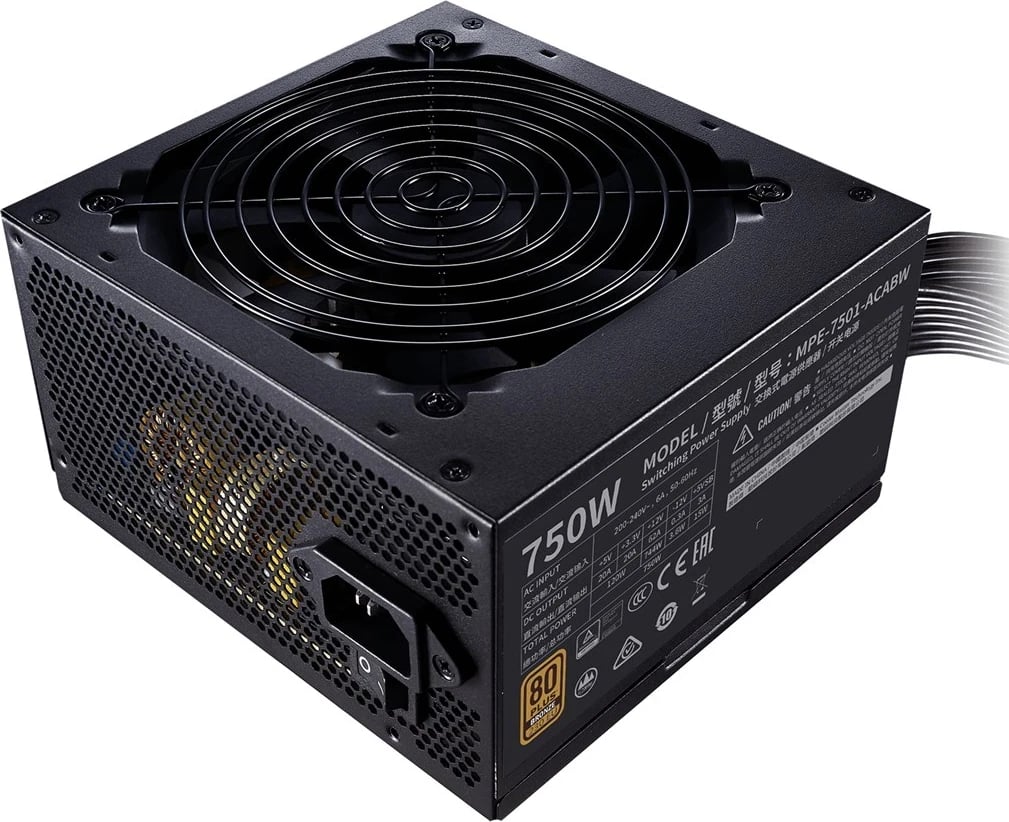 Burim energjie Cooler Master MWE 750 Bronze, 24-pin ATX , V2-230V, 750W