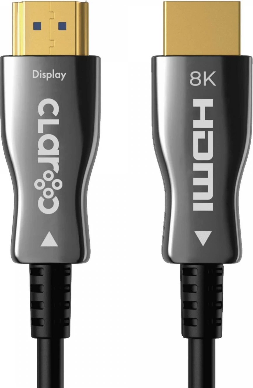 Kabëll HDMI Claroc 2.1 AOC 8K 120Hz 70m, i zi