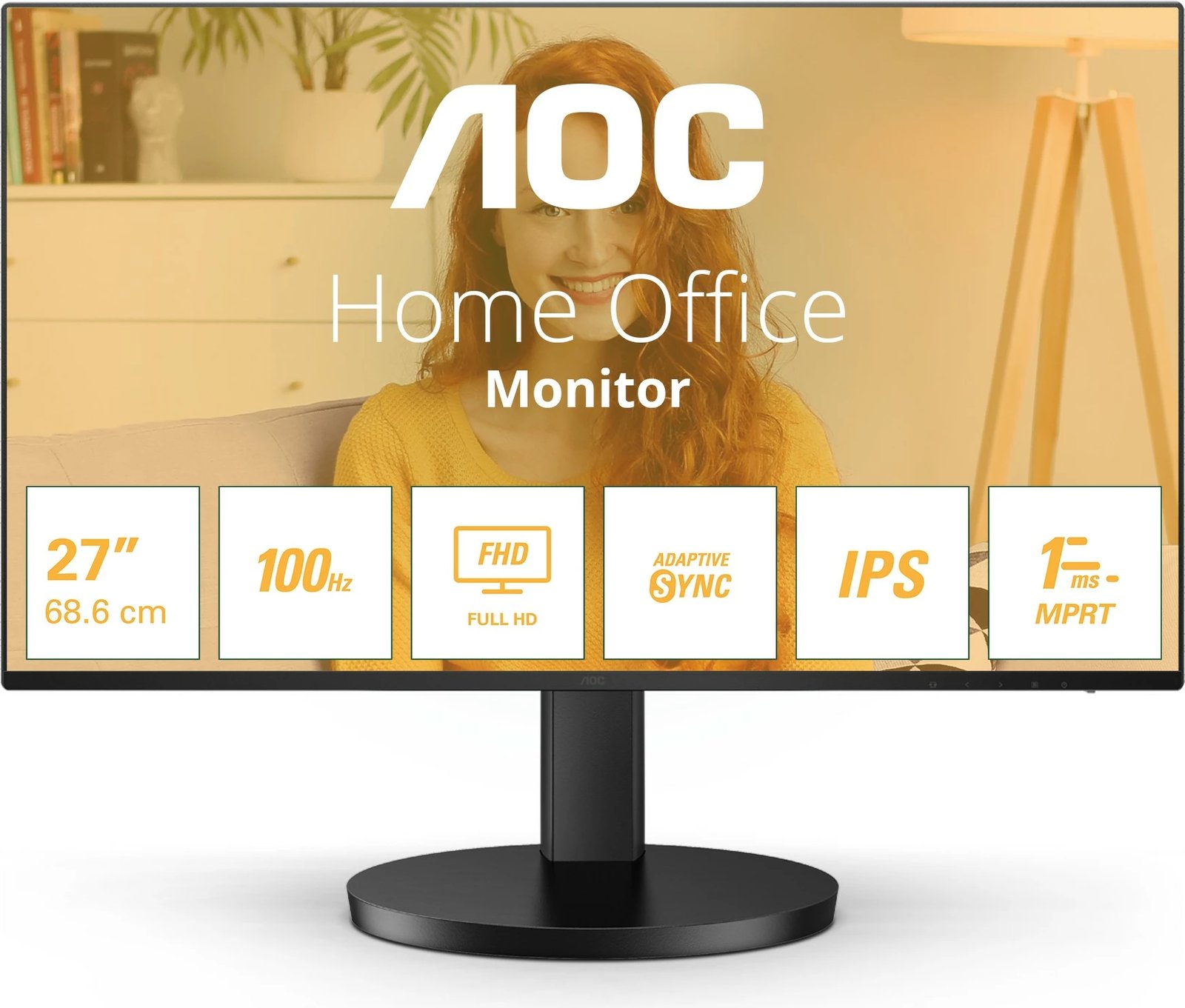 Monitor AOC B3 27B3HA2, 27", Full HD, 100Hz, i zi