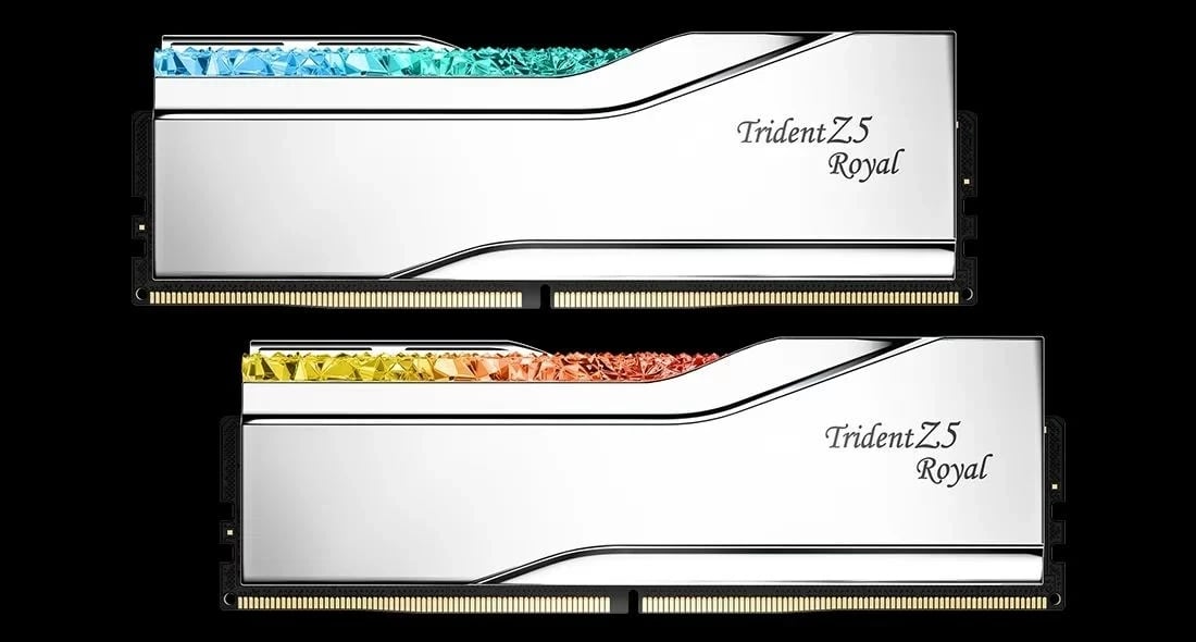 RAM Memorje G.SKILL TRIDENT Z5 ROYAL RGB DDR5 2X16GB 6400MHZ CL30-39