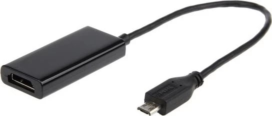 Adapteri Gembird MHL, HDMI dhe microUSB, i zi