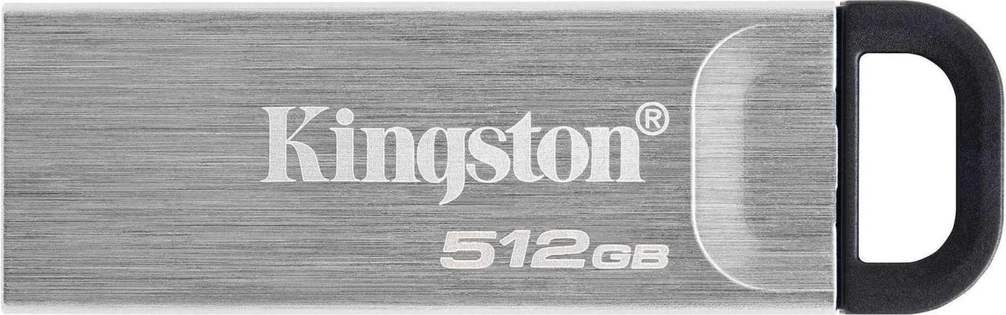 USB Kingston DataTraveler Kyson 512GB, argjendtë-zezë