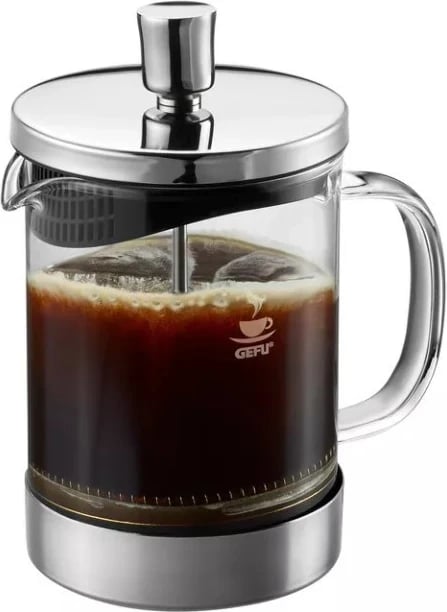 French Press Gefu Diego G-16181, 600 ml, Argjendtë