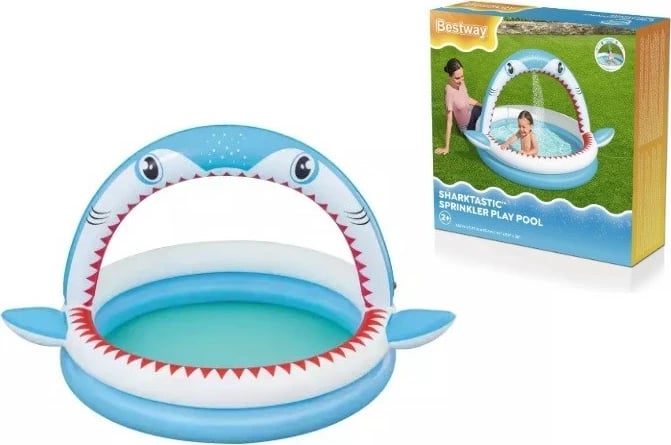 Pishinë Bestway Shark 163x127x92cm, Blu