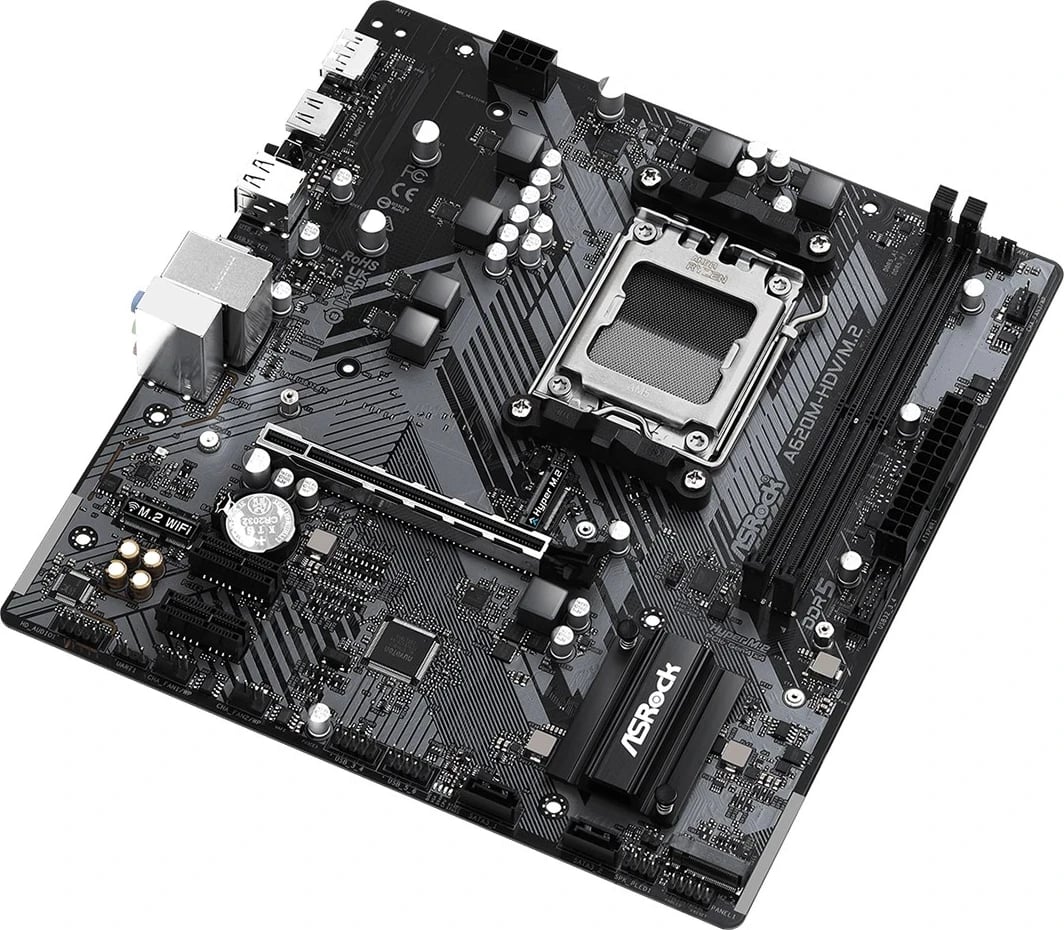 Pllakë amë Asrock A620M-HDV/M.2, AMD A620, Socket AM5, micro ATX