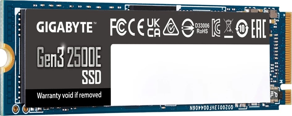 SSD GIGABYTE GEN 3 2500E 2TB M.2 PCI EXPRESS 3.0