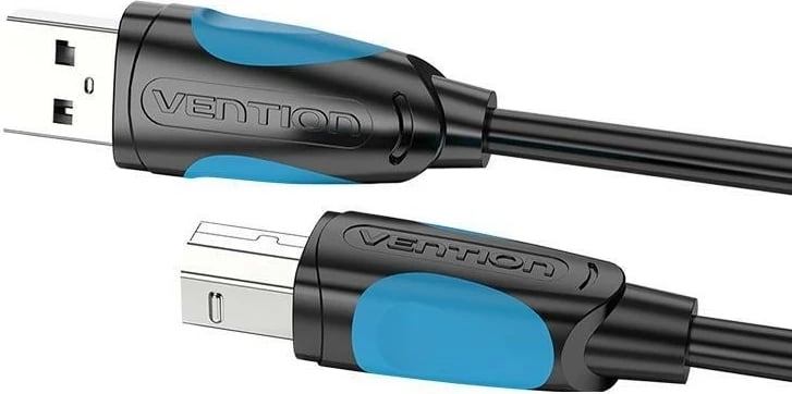 Kabel USB 2.0 Vention USB-A/USB-B, 3m, zi-kaltër