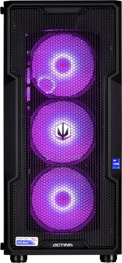   Kompjuter Midi Tower Actina, AMD Ryzen 7, 32GB RAM, 2TB SSD, AMD Radeon RX 7900 XT, i zi 