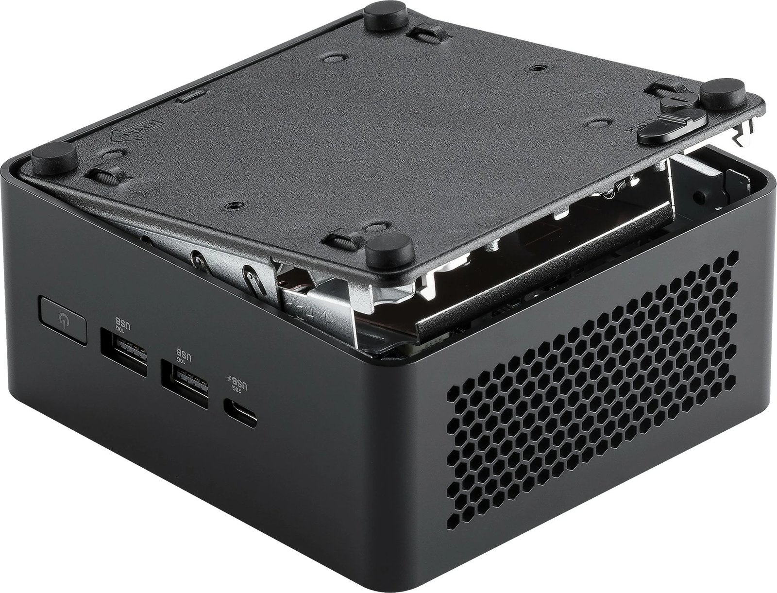 Mini PC barebone ASUS NUC 14 Pro NUC14RVHi3, DDR5-SDRAM, Ethernet LAN, Wi-Fi 6E, e zezë