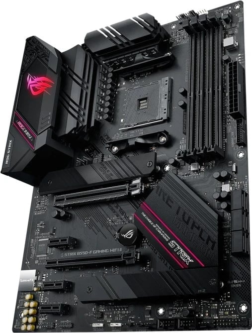 Pllakë amë ASUS Rog Strix B550-F Gaming, Wi-Fi II, AMD B550, i zi