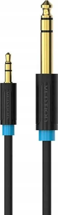 Kabëll audio Vention miniJack 3.5mm, Jack 6.35mm, 3m, e zeze