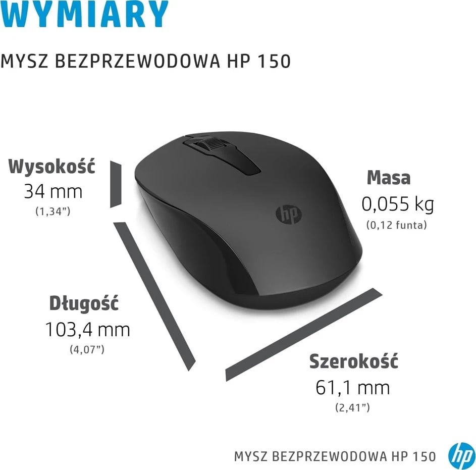 Maus HP 150 Wireless, i zi