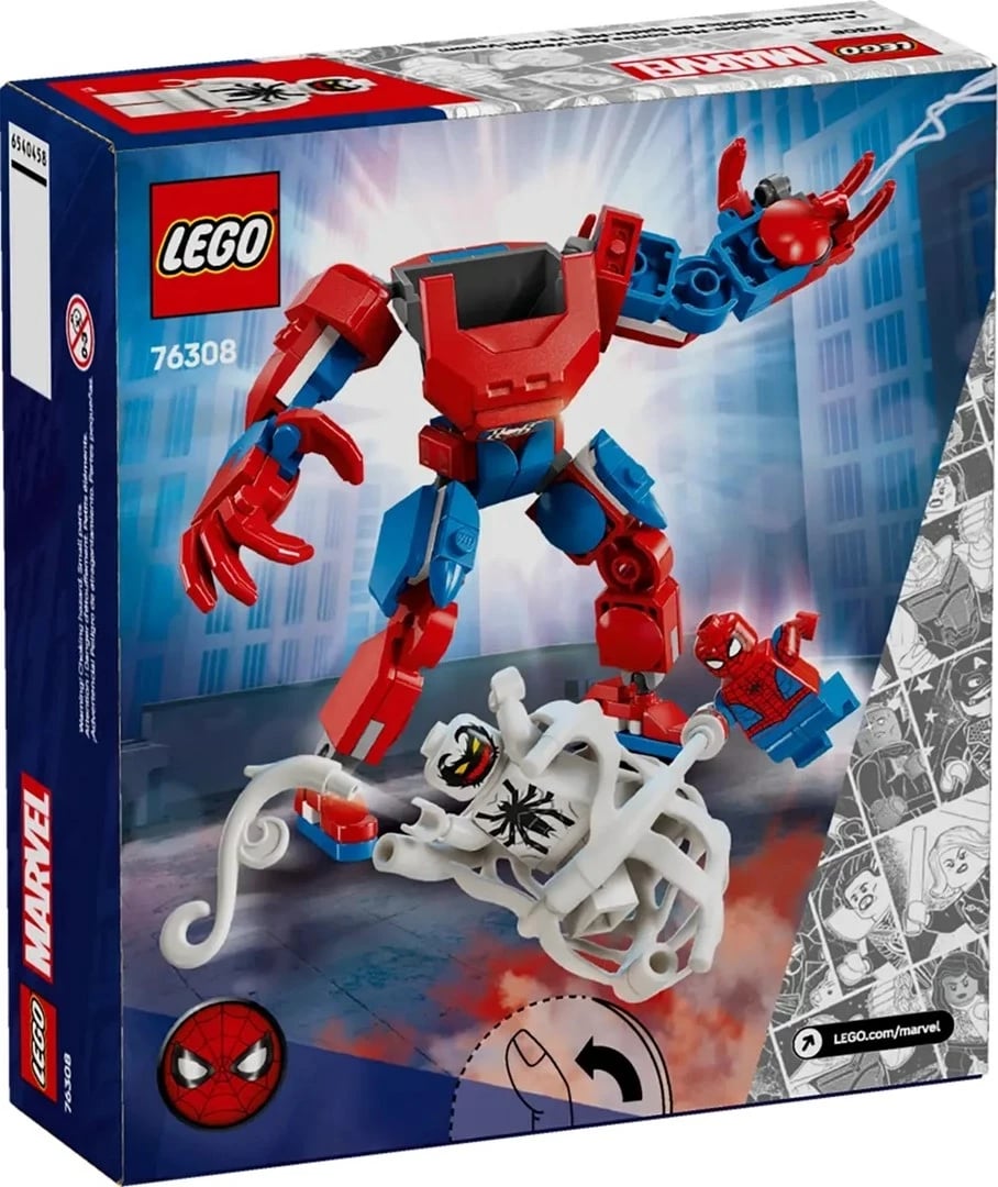 Set LEGO Marvel 76308 Spider-Man Mech vs. Anti-Venom