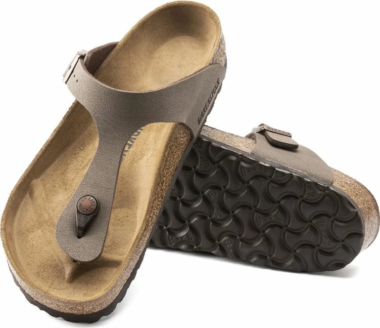 Flip-flopa për femra Birkenstock, bezhë/krem