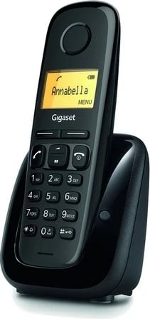 Telefoni pa tela Gigaset DECT A180, ngjyrë e zezë