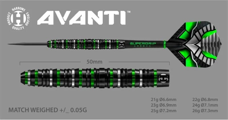 Shigjeta për Dart Harrows Avanti, për meshkuj e femra