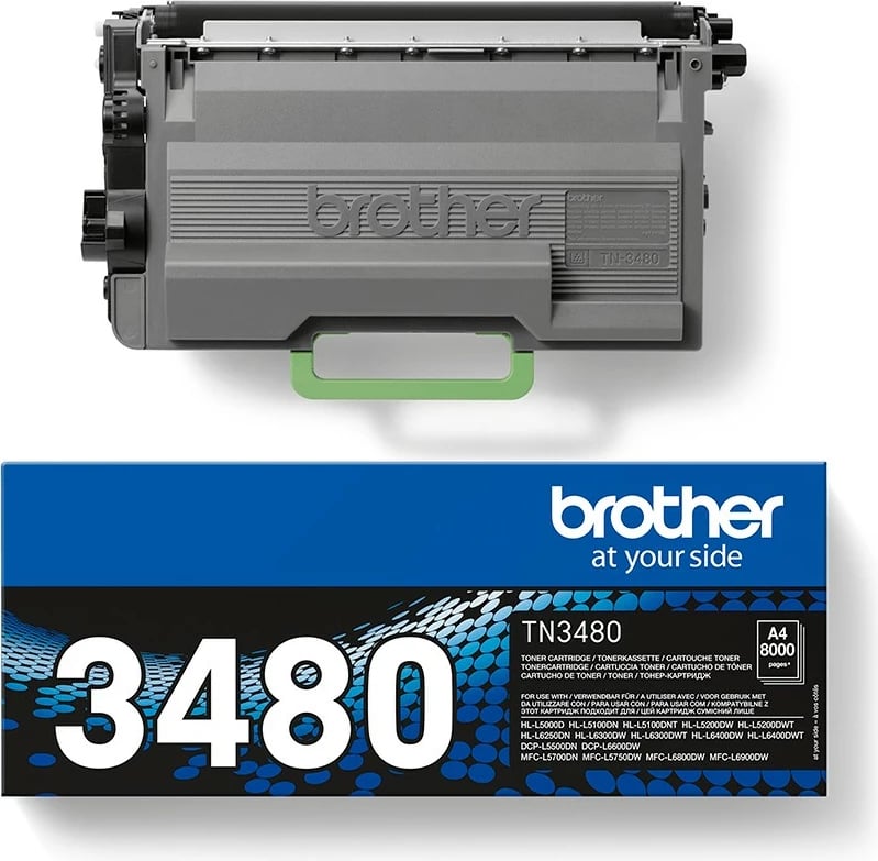 Toner Brother TN-3480, 8000 faqe, E zezë, 1 copë