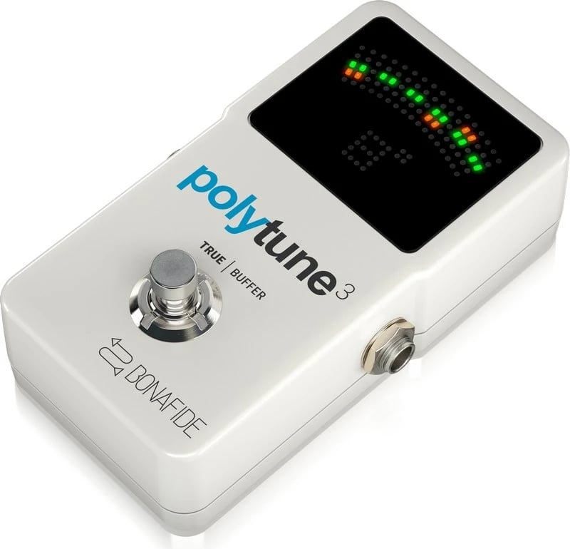 Pedal tunues TC Electronic POLYTUNE 3, Bardhë