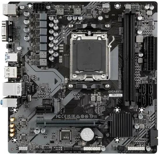 Pllakë amë Gigabyte B650M S2H, Socket AM5, micro ATX, DDR5, e zezë