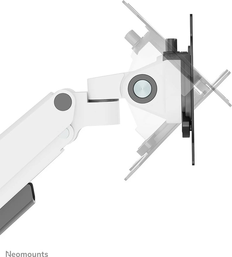 Krah monitori Neomounts DS70-250WH1, Clamp/Grommet, 9 kg, 43.2 cm (17"), 88.9 cm (35"), 100 x 100 mm, Bardhë